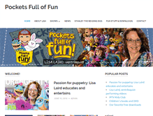 Tablet Screenshot of pocketsfulloffun.com